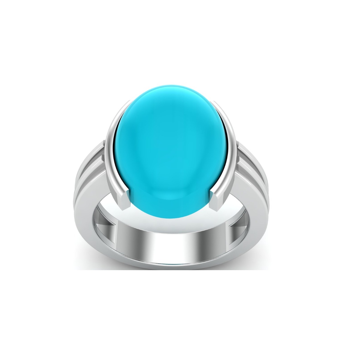 Bague turquoise argent Kiruna chevalière